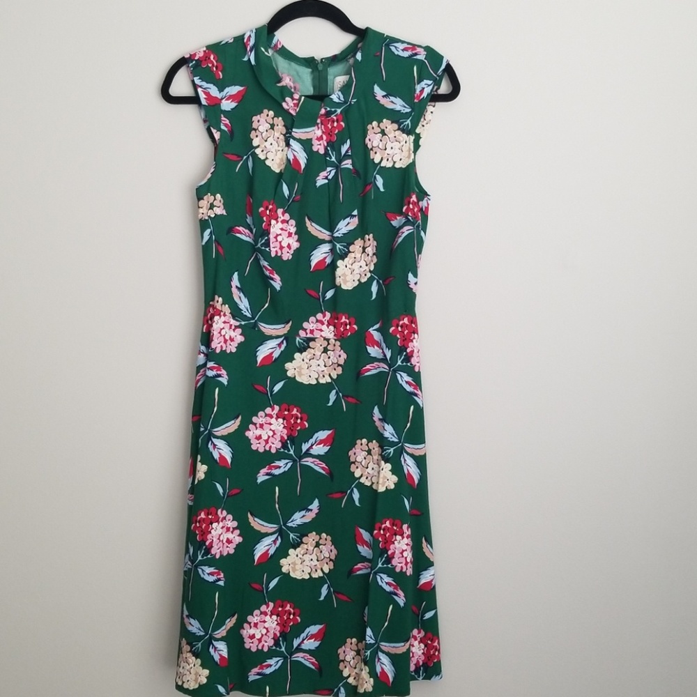 Green Floral Dress